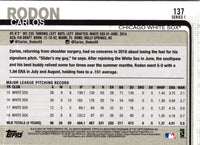 2019 Topps Chicago White Sox Carlos Rodon #WS-10