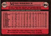 1989 Topps Mike Birkbeck #491