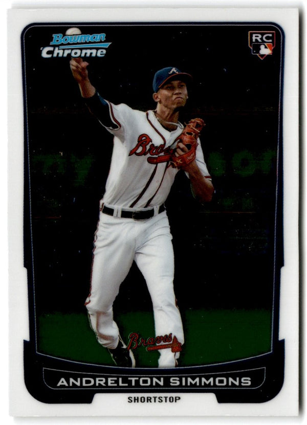 2012 Bowman Draft Picks & Prospects Chrome Andrelton Simmons #33