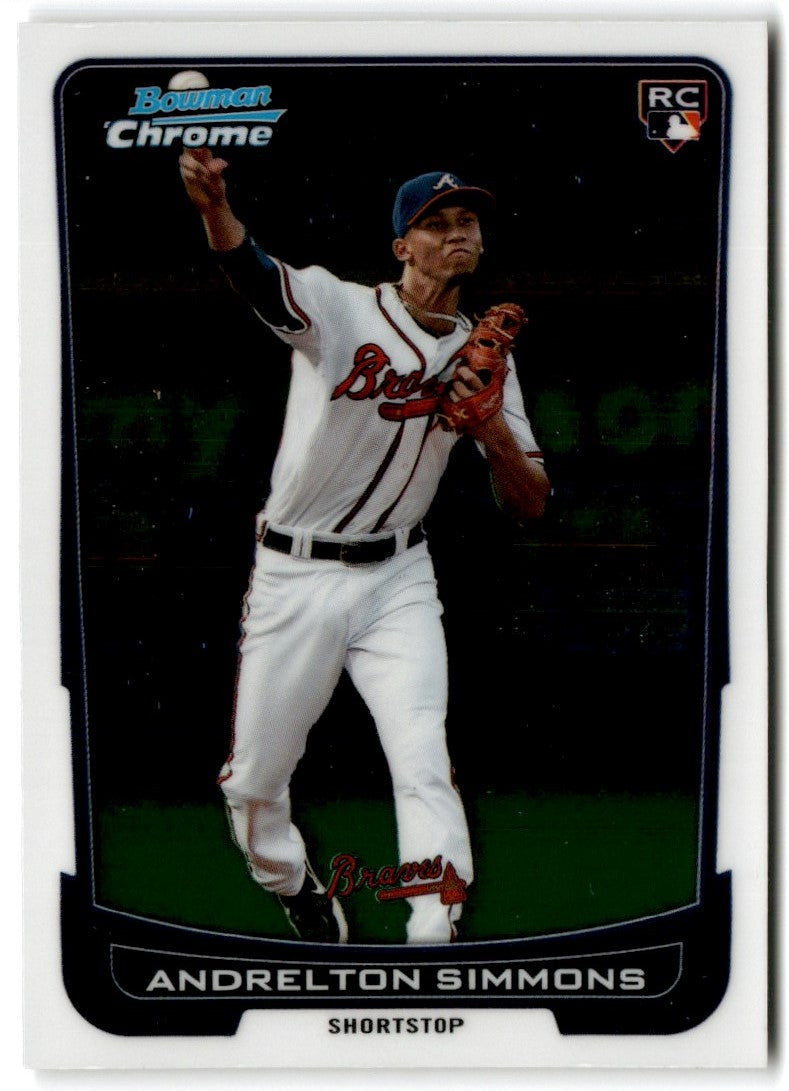 2012 Bowman Draft Picks & Prospects Chrome Andrelton Simmons