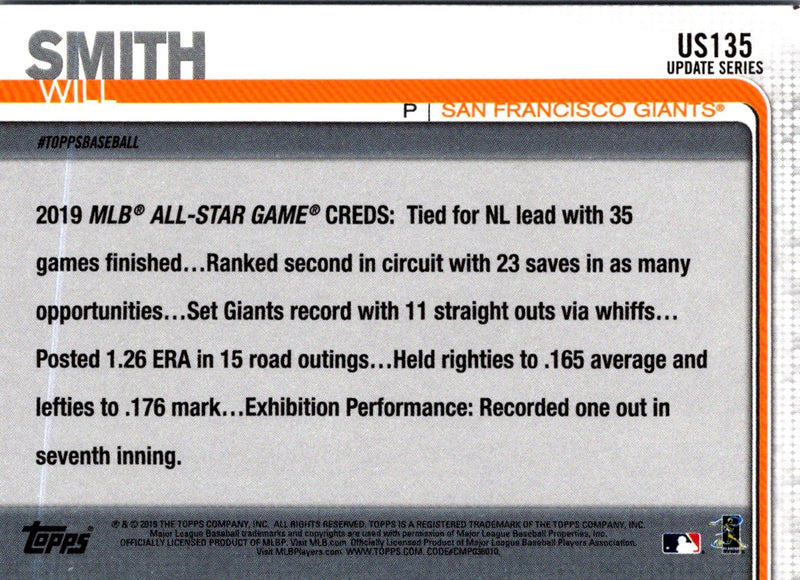 2019 Topps Update Will Smith