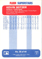 1988 Fleer SuperStars Kevin Seitzer #35