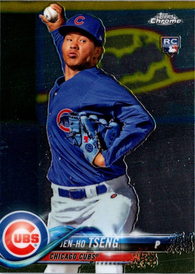 2018 Topps Chrome Jen-Ho Tseng #101 Rookie