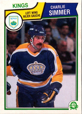 1983 O-Pee-Chee Charlie Simmer #162