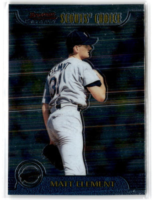 1999 Bowman Scout's Choice Matt Clement #SC12