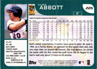 2001 Topps Kurt Abbott #226