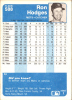 1984 Fleer Ron Hodges #588