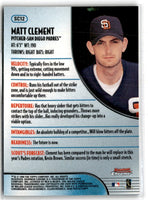 1999 Bowman Scout's Choice Matt Clement #SC12
