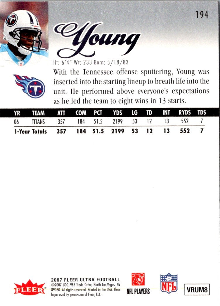 2007 Ultra Vince Young