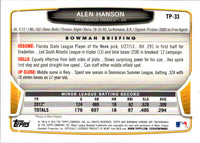 2013 Bowman Draft Picks & Prospects Chrome Top Alen Hanson #TP-33