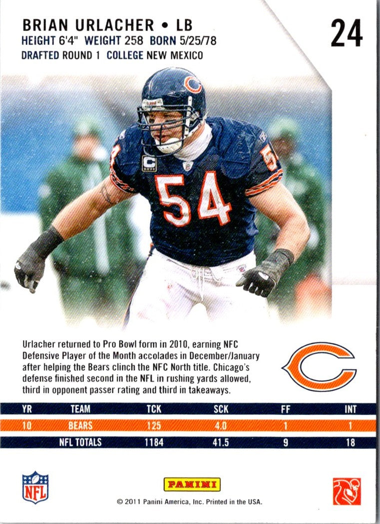 2011 Panini Certified Brian Urlacher