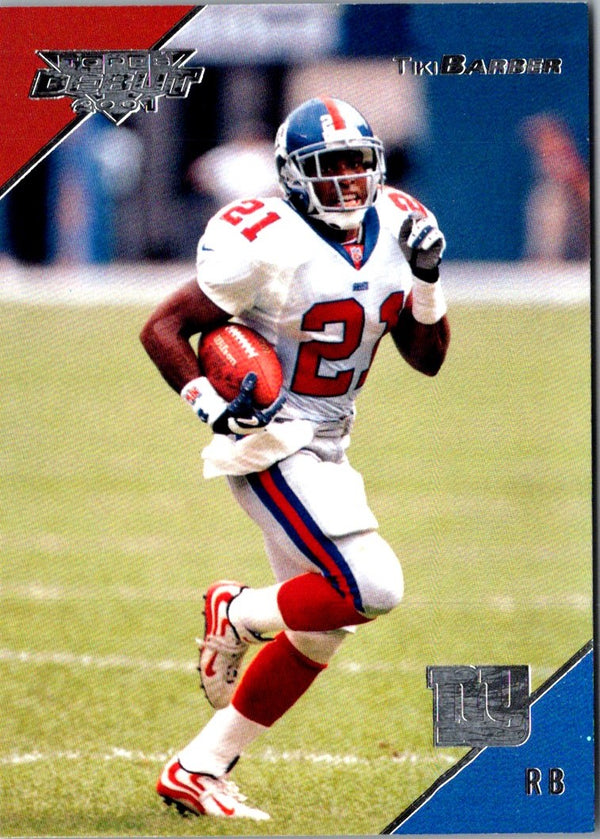 2001 Topps Debut Tiki Barber #99