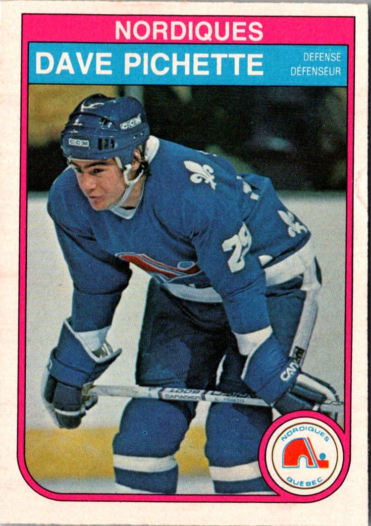 1982 O-Pee-Chee Dave Pichette