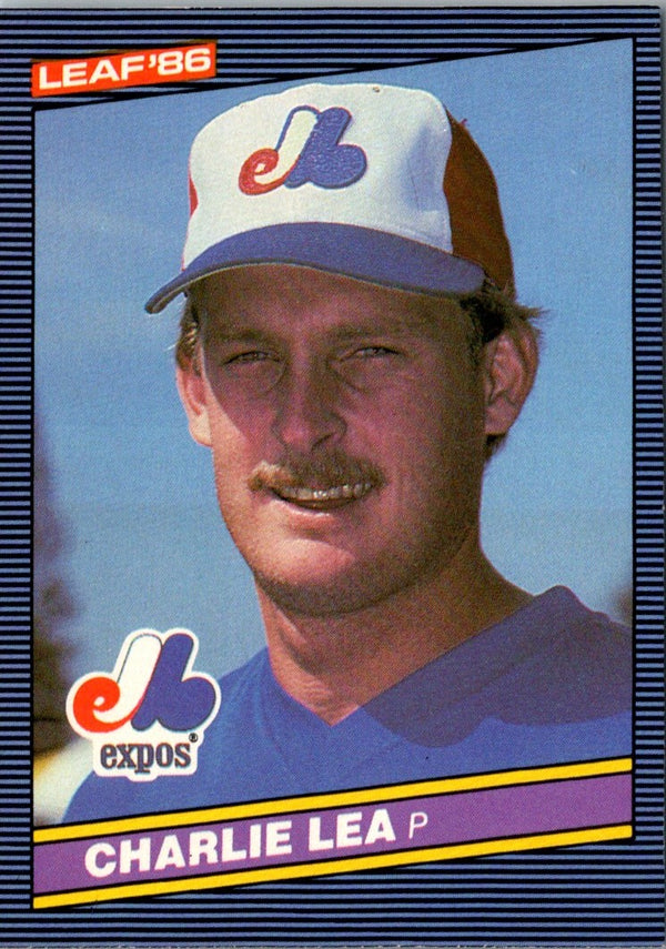 1986 Leaf Charlie Lea #172