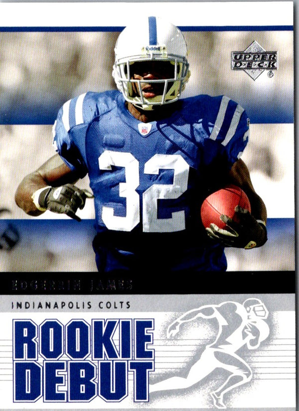 2005 Upper Deck Rookie Debut Gold Spectrum Edgerrin James #43