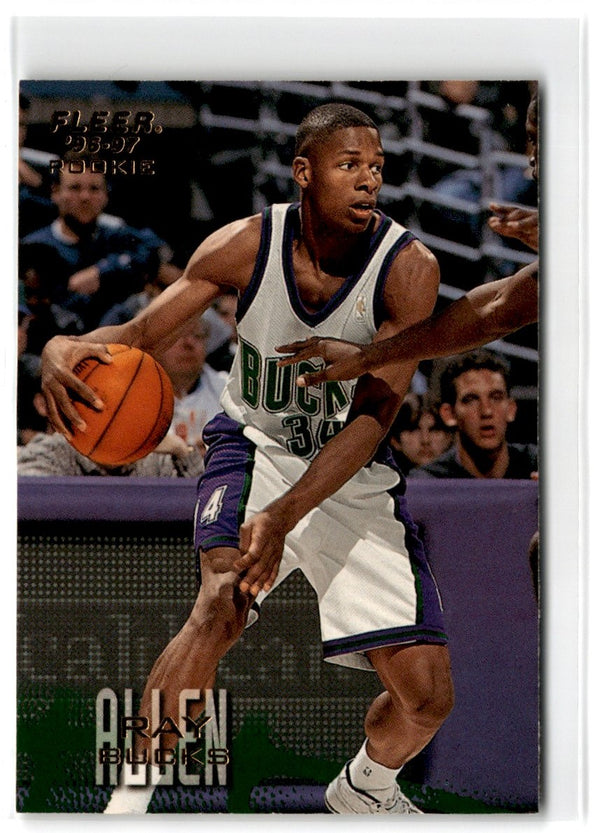 1996 Fleer Ray Allen #212 Rookie