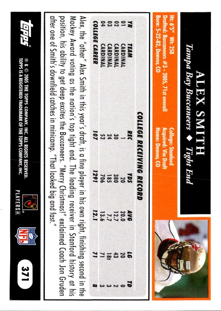 2005 Topps 50th Anniversary Rookies Alex Smith