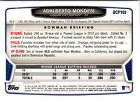 2013 Bowman Chrome Prospects Adalberto Mondesi #BCP103