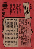 1987 Topps James Wilder #385
