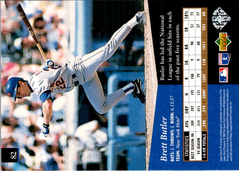 1995 SP Superbafoil Brett Butler