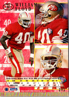 1994 Ultra William Floyd #493 Rookie