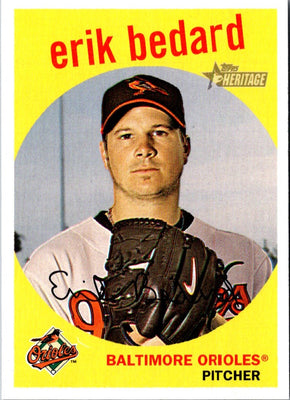 2008 Topps Heritage Erik Bedard #349