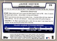 2012 Bowman Chrome Jamie Moyer #216
