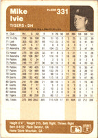1983 Fleer Mike Ivie #331