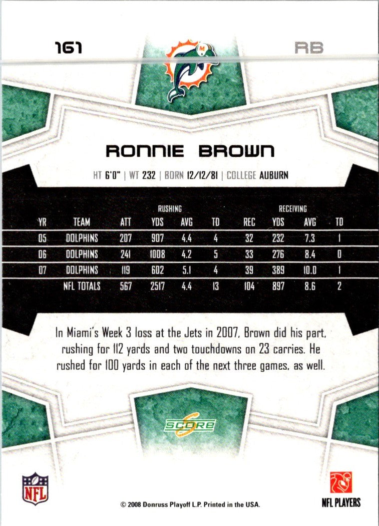 2006 Score Ronnie Brown