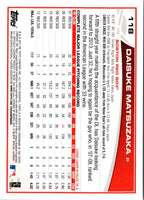 2013 Topps Daisuke Matsuzaka #118