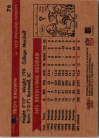 2001 Fleer Tradition Troy Brown #76