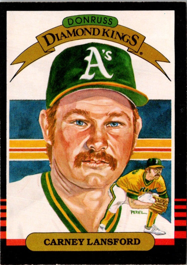 1985 Leaf Carney Lansford #8