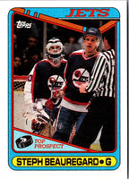 1990 Topps Stephane Beauregard #223 Rookie