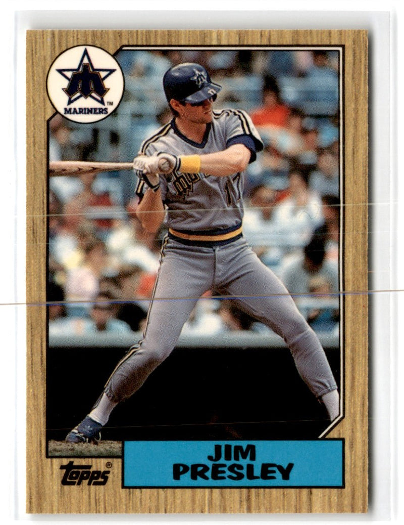 1987 Topps Tiffany Jim Presley