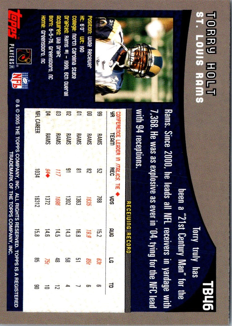 2005 Topps Torry Holt