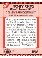 1990 Topps Traded Tory Epps #126T Rookie