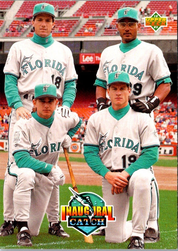1993 Upper Deck Dave Magadan/Orestes Destrade/Bret Barberie/Jeff Conine #479
