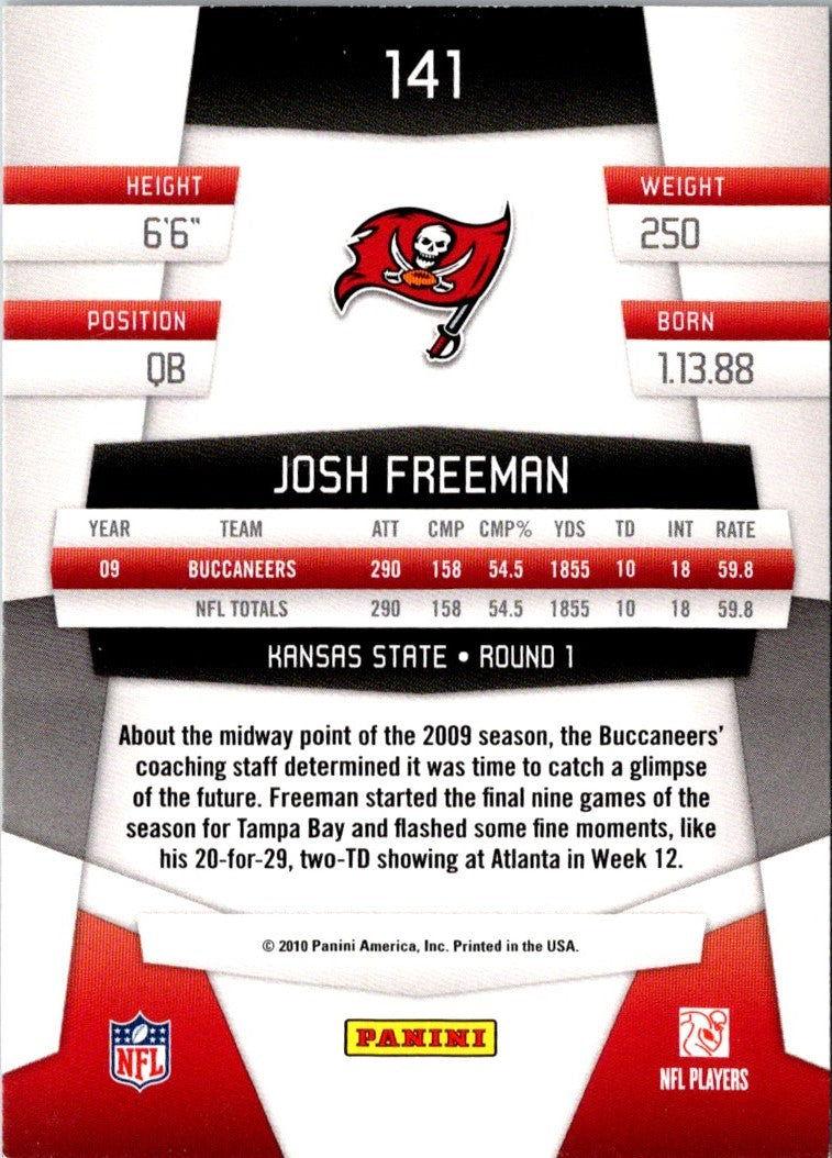 2010 Panini Certified Josh Freeman