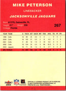 2004 Fleer Tradition Mike Peterson