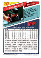 1993 Topps Mike Greenwell #323