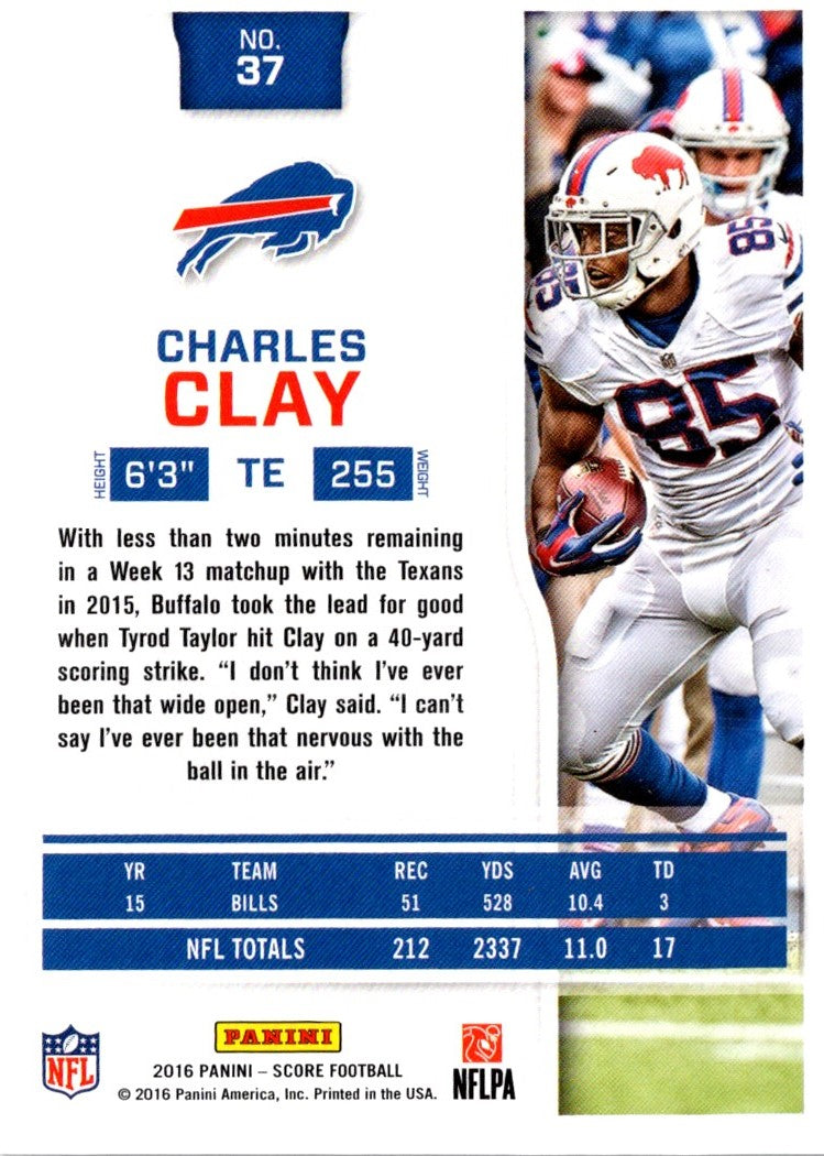 2016 Score Charles Clay