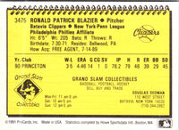 1991 ProCards Ron Blazier #3475