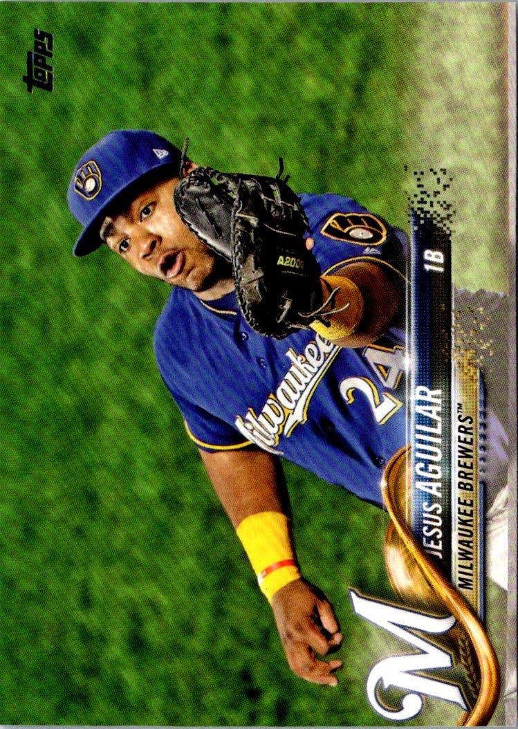 2018 Topps Jesus Aguilar