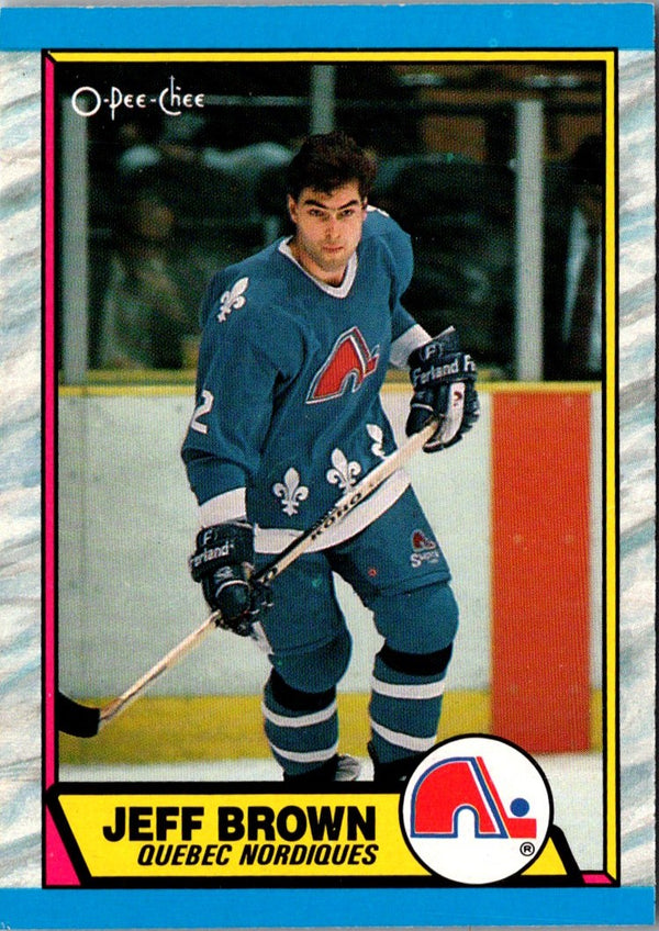 1989 O-Pee-Chee Jeff Brown #28