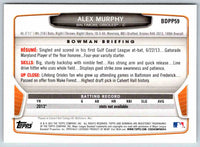 2014 Bowman Alex Murphy #BDPP59
