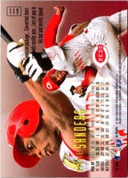 1995 SkyBox E-Motion Reggie Sanders #119