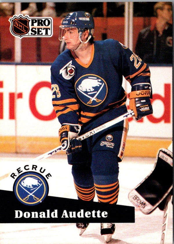 1991 Pro Set French Donald Audette #524