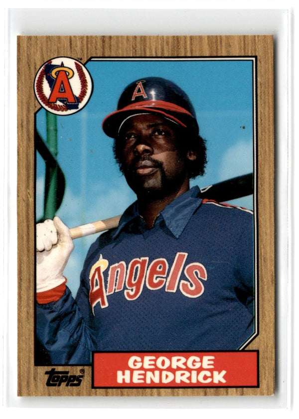 1987 Topps George Hendrick #725