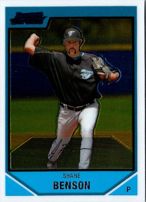 2007 Bowman Chrome Prospects Shane Benson #BC206