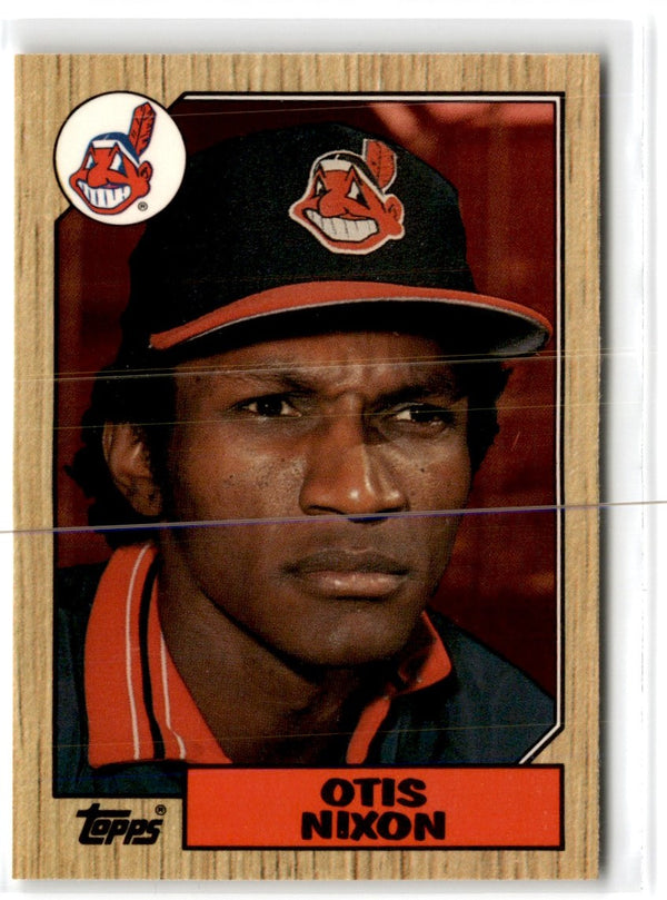 1987 Topps Tiffany Otis Nixon #486